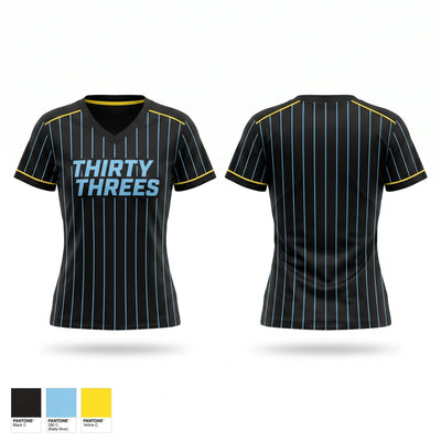 Thirty Threes Women's Short Sleeve V-neck Shirt - 1