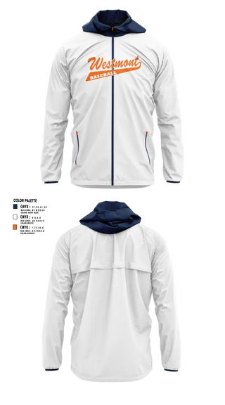 Windbreaker, Westmont Youth Baseball, Baseball, Teamtime, Team time, sublimation, custom sports apparel, team uniforms, spirit wear, spiritwear, sports uniforms, custom shirts, team store, custom team store, fundraiser sports, apparel fundraiser