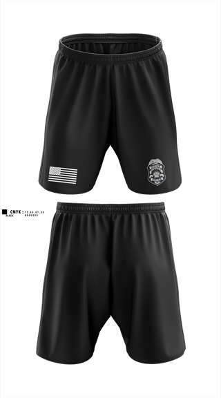 Athletic Shorts With Pockets, McCaysville Police Department, Police, Teamtime, Team time, sublimation, custom sports apparel, team uniforms, spirit wear, spiritwear, sports uniforms, custom shirts, team store, custom team store, fundraiser sports, apparel fundraiser