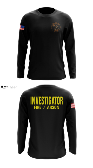 Long Sleeve Performance Shirt, Gaston County Emergency Management and Fire Services, Fire Department, Teamtime, Team time, sublimation, custom sports apparel, team uniforms, spirit wear, spiritwear, sports uniforms, custom shirts, team store, custom team store, fundraiser sports, apparel fundraiser