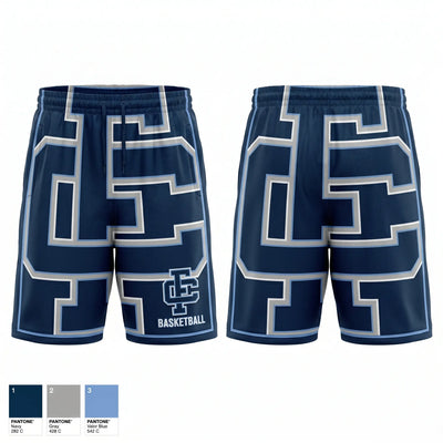 Fellowship Christian School 6843641 Mens Reversible Basketball Shorts - 1