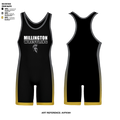 Millington Trojans 8159224 Wrestling Singlet - 1