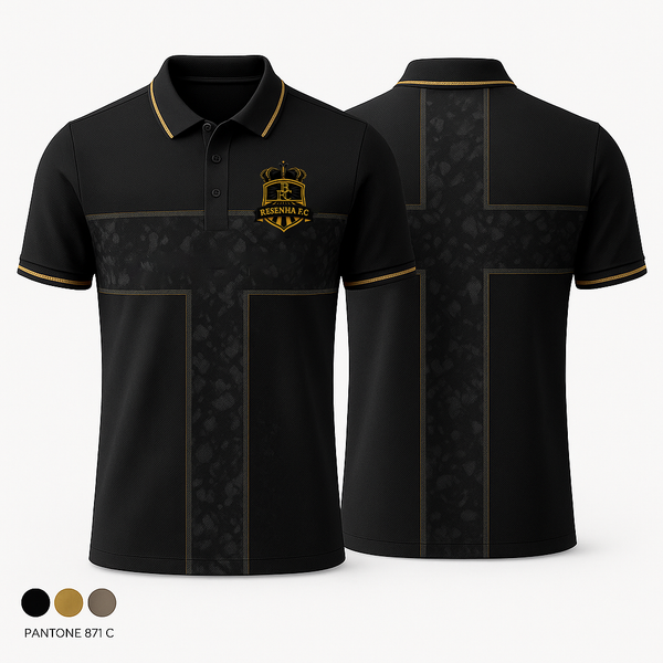 Short Sleeve Performance Polo, Resenha Fc, Men's Soccer, Teamtime, Team time, sublimation, custom sports apparel, team uniforms, spirit wear, spiritwear, sports uniforms, custom shirts, team store, custom team store, fundraiser sports, apparel fundraiser