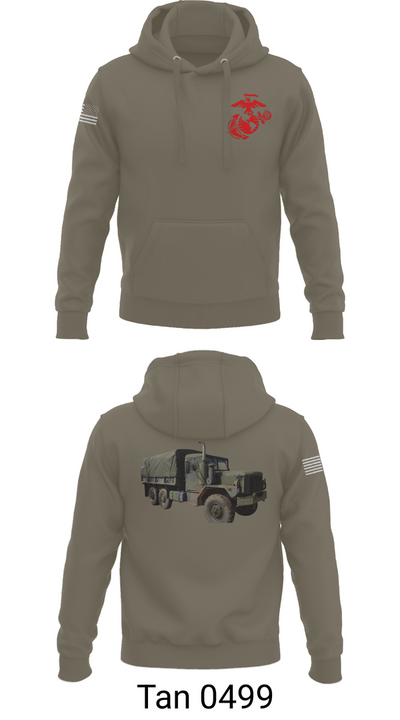 H&S Battalion HQ CO Station Motor T 63932738 Hoodie - 78