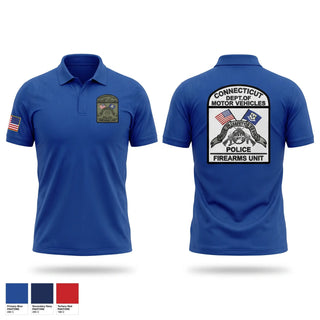 Short Sleeve Performance Polo, CT DMV, Police, Teamtime, Team time, sublimation, custom sports apparel, team uniforms, spirit wear, spiritwear, sports uniforms, custom shirts, team store, custom team store, fundraiser sports, apparel fundraiser