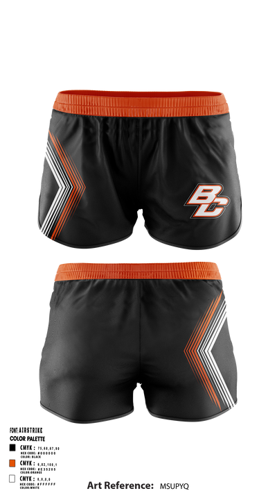 Byron Center Bulldogs Track Shorts - 5