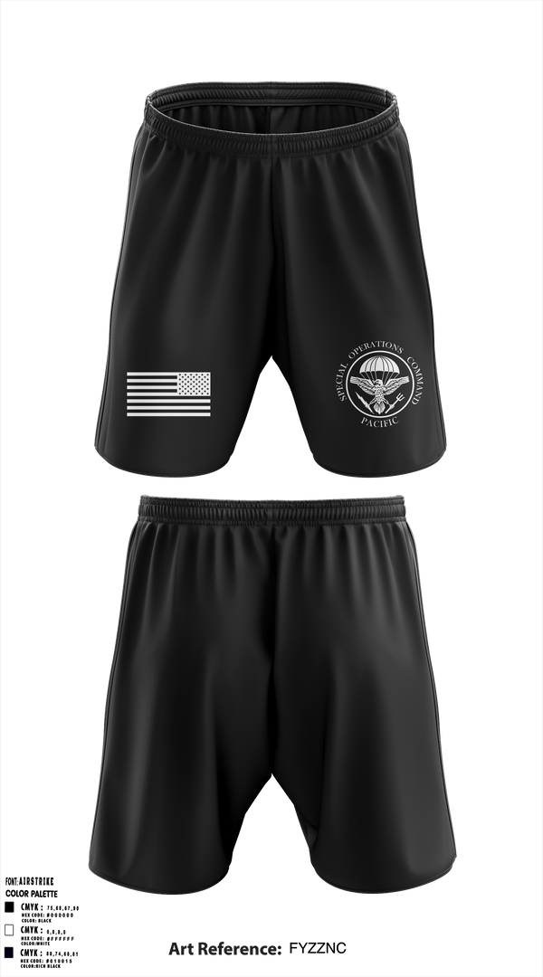 SOCPAC SOJ07 1184391 Athletic Shorts With Pockets - 1