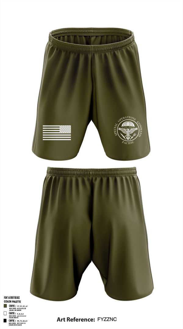 SOCPAC SOJ07 1184391 Athletic Shorts With Pockets - 2