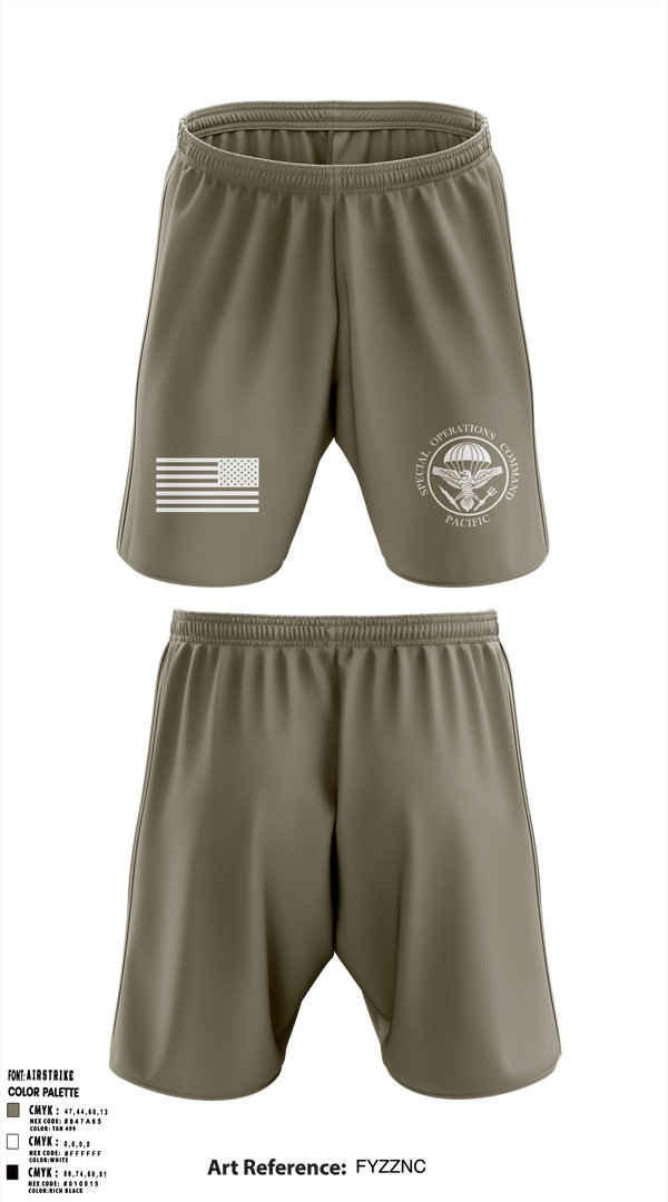 SOCPAC SOJ07 1184391 Athletic Shorts With Pockets - 3