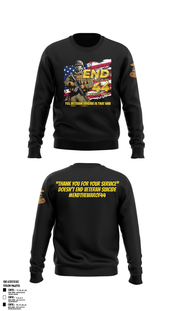 Veteran Coaching Alliance 58304430 Crew Neck Sweatshirt - 1