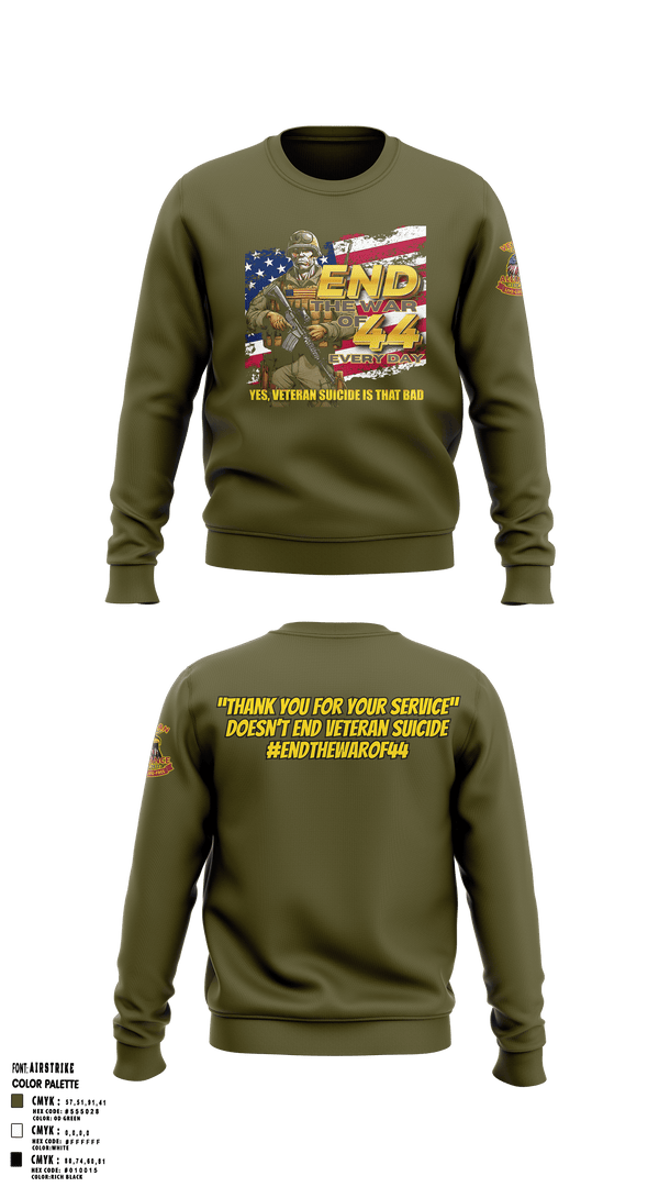 Veteran Coaching Alliance 58304430 Crew Neck Sweatshirt - 2