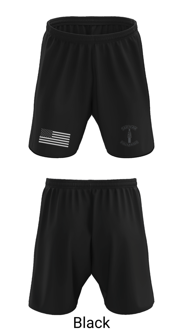 Athletic Shorts With Pockets, Sail Team, Navy, Teamtime, Team time, sublimation, custom sports apparel, team uniforms, spirit wear, spiritwear, sports uniforms, custom shirts, team store, custom team store, fundraiser sports, apparel fundraiser