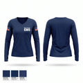 Ohio County EMS 51745614 Women's Long Sleeve V-neck Shirt - 1