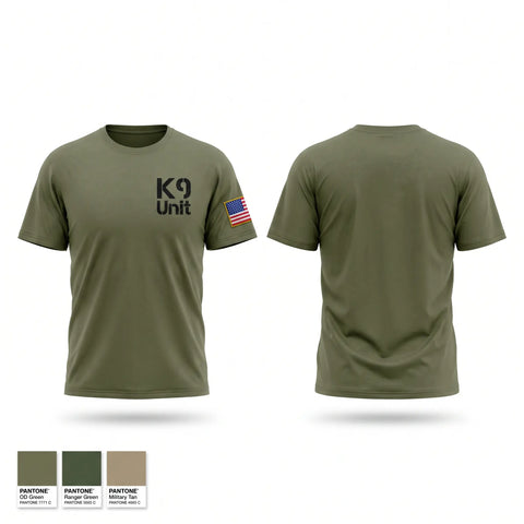 Old School Cotton Feel Shirt, K-9 Unit, Police, Teamtime, Team time, sublimation, custom sports apparel, team uniforms, spirit wear, spiritwear, sports uniforms, custom shirts, team store, custom team store, fundraiser sports, apparel fundraiser