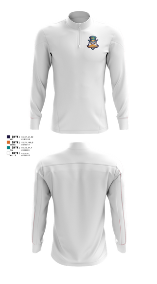 Quarter Zip Jacket, Diamond Ducks, Baseball, Teamtime, Team time, sublimation, custom sports apparel, team uniforms, spirit wear, spiritwear, sports uniforms, custom shirts, team store, custom team store, fundraiser sports, apparel fundraiser