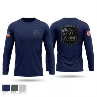 Long Sleeve Performance Shirt, WPD K9, Police, Teamtime, Team time, sublimation, custom sports apparel, team uniforms, spirit wear, spiritwear, sports uniforms, custom shirts, team store, custom team store, fundraiser sports, apparel fundraiser