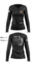 H2F_1MED_ 57116323 Women's Long Sleeve V-neck Shirt - 2