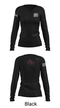 189th Civil Engineering 47317812 Women's Long Sleeve V-neck Shirt - 23