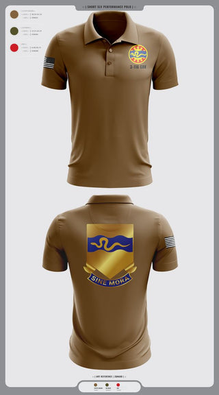 Short Sleeve Performance Polo, 3-116 CAV, , Teamtime, Team time, sublimation, custom sports apparel, team uniforms, spirit wear, spiritwear, sports uniforms, custom shirts, team store, custom team store, fundraiser sports, apparel fundraiser