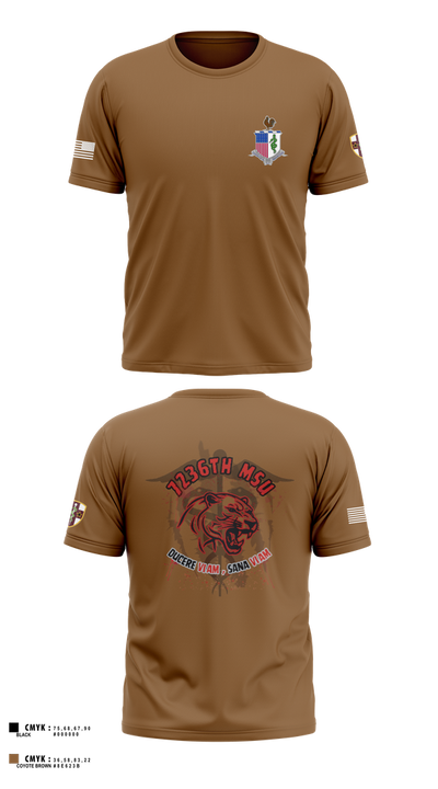 7236 Medical Support Unit 23700208 Old School Cotton Feel Shirt - 2