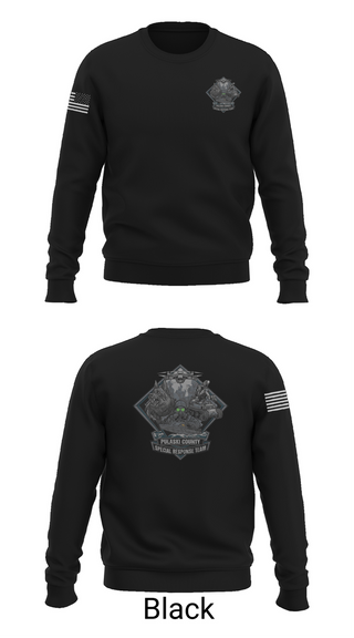 Crew Neck Sweatshirt, Pulaski County SRT, Fire Department, Teamtime, Team time, sublimation, custom sports apparel, team uniforms, spirit wear, spiritwear, sports uniforms, custom shirts, team store, custom team store, fundraiser sports, apparel fundraiser