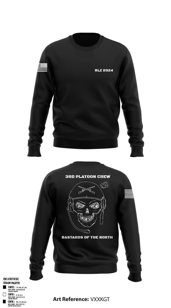 C CO 1-635th AR 4772565 Crew Neck Sweatshirt - 1