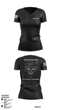 C CO 1-635th AR 4772565 Women's Short Sleeve V-neck Shirt - 1
