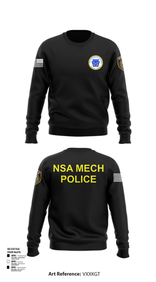 Crew Neck Sweatshirt, NSA Mechanicsburg, , Teamtime, Team time, sublimation, custom sports apparel, team uniforms, spirit wear, spiritwear, sports uniforms, custom shirts, team store, custom team store, fundraiser sports, apparel fundraiser
