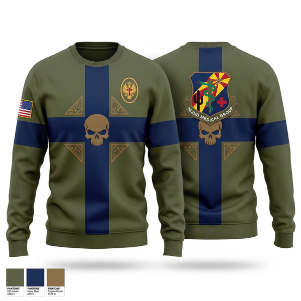Crew Neck Sweatshirt, 161 MDG, Air Force, Teamtime, Team time, sublimation, custom sports apparel, team uniforms, spirit wear, spiritwear, sports uniforms, custom shirts, team store, custom team store, fundraiser sports, apparel fundraiser