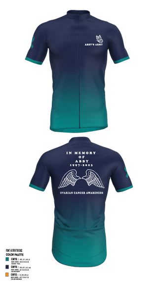 Abby's Army Pelotonia 94779993 Cycling Jersey - 2