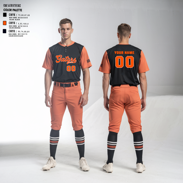 Two Button Softball Jersey, Indiana Gators Premier, Softball, Teamtime, Team time, sublimation, custom sports apparel, team uniforms, spirit wear, spiritwear, sports uniforms, custom shirts, team store, custom team store, fundraiser sports, apparel fundraiser