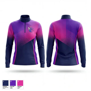Quarter Zip Jacket, Carolina Sting, Women's Basketball, Teamtime, Team time, sublimation, custom sports apparel, team uniforms, spirit wear, spiritwear, sports uniforms, custom shirts, team store, custom team store, fundraiser sports, apparel fundraiser