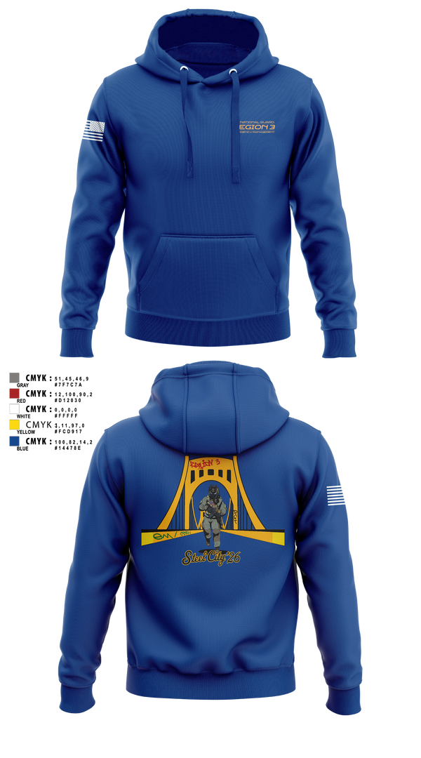 Hoodie, 171st Emergency Management Flight, , Teamtime, Team time, sublimation, custom sports apparel, team uniforms, spirit wear, spiritwear, sports uniforms, custom shirts, team store, custom team store, fundraiser sports, apparel fundraiser
