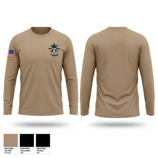 Long Sleeve Performance Shirt, C Co. 2-153rd Infantry, National Guard, Teamtime, Team time, sublimation, custom sports apparel, team uniforms, spirit wear, spiritwear, sports uniforms, custom shirts, team store, custom team store, fundraiser sports, apparel fundraiser