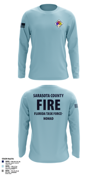 Long Sleeve Performance Shirt, Sarasota County Fire Department, , Teamtime, Team time, sublimation, custom sports apparel, team uniforms, spirit wear, spiritwear, sports uniforms, custom shirts, team store, custom team store, fundraiser sports, apparel fundraiser