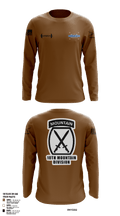 10TH MOUNTAIN DIVISION Long Sleeve Performance Shirt -1