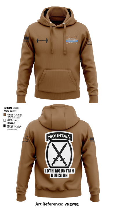 10TH MOUNTAIN DIVISION Hoodie -1