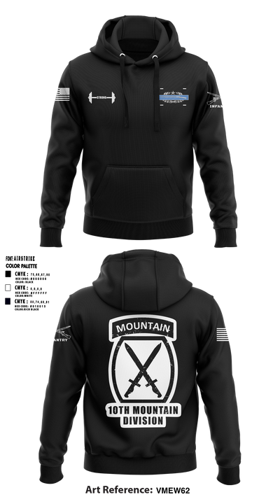 10TH MOUNTAIN DIVISION Hoodie -2