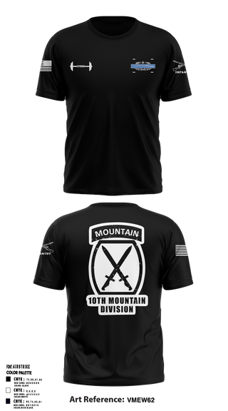 10TH MOUNTAIN DIVISION Short Sleeve Performance Shirt -2