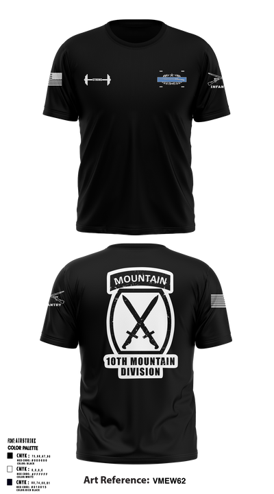 10TH MOUNTAIN DIVISION Short Sleeve Performance Shirt -2