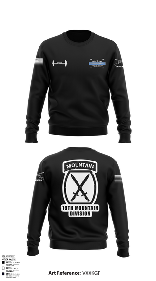 10TH MOUNTAIN DIVISION Crew Neck Sweatshirt -2