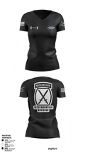 10TH MOUNTAIN DIVISION Women's Short Sleeve V-neck Shirt - 2