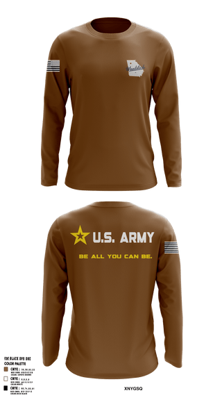 Woodstock Recruiting Center Long Sleeve Performance Shirt -1