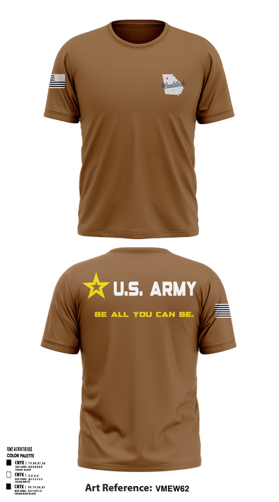 Woodstock Recruiting Center Short Sleeve Performance Shirt -1