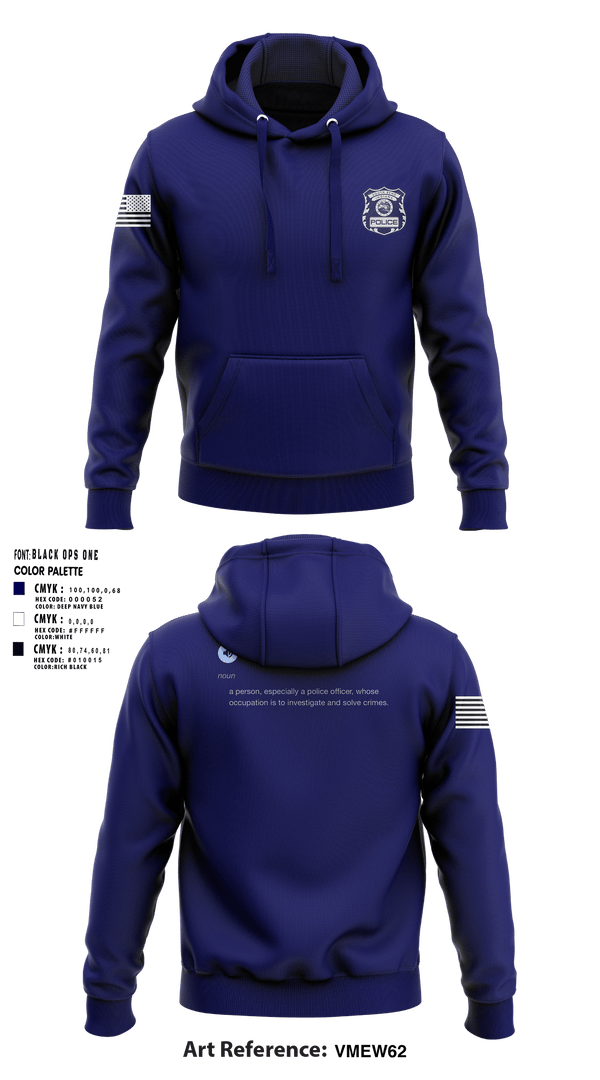 SOUTH BEND POLICE DEPARTMENT Hoodie -1