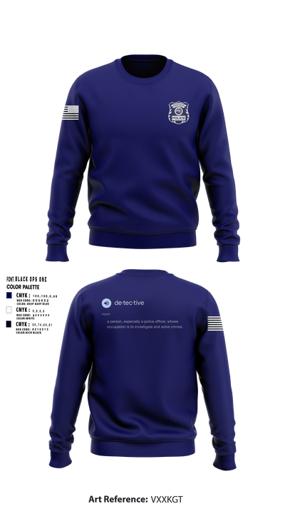 SOUTH BEND POLICE DEPARTMENT Crew Neck Sweatshirt -1