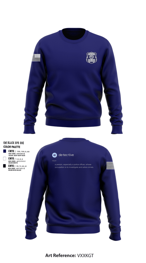 SOUTH BEND POLICE DEPARTMENT Crew Neck Sweatshirt -1