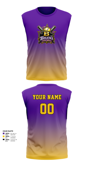 Sleeveless Performance Shirt, Biloxi, Softball, Teamtime, Team time, sublimation, custom sports apparel, team uniforms, spirit wear, spiritwear, sports uniforms, custom shirts, team store, custom team store, fundraiser sports, apparel fundraiser