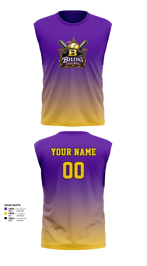 Sleeveless Performance Shirt, Biloxi, Softball, Teamtime, Team time, sublimation, custom sports apparel, team uniforms, spirit wear, spiritwear, sports uniforms, custom shirts, team store, custom team store, fundraiser sports, apparel fundraiser