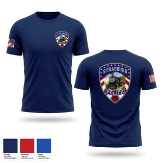 Short Sleeve Performance Shirt, Strasburg Police, Police, Teamtime, Team time, sublimation, custom sports apparel, team uniforms, spirit wear, spiritwear, sports uniforms, custom shirts, team store, custom team store, fundraiser sports, apparel fundraiser